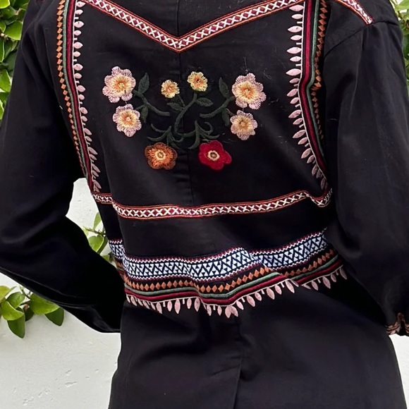 Billy T Throw It On Jacket Embroidered boho western studs event - Picture 6 of 16